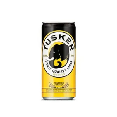 Tusker Lager Can